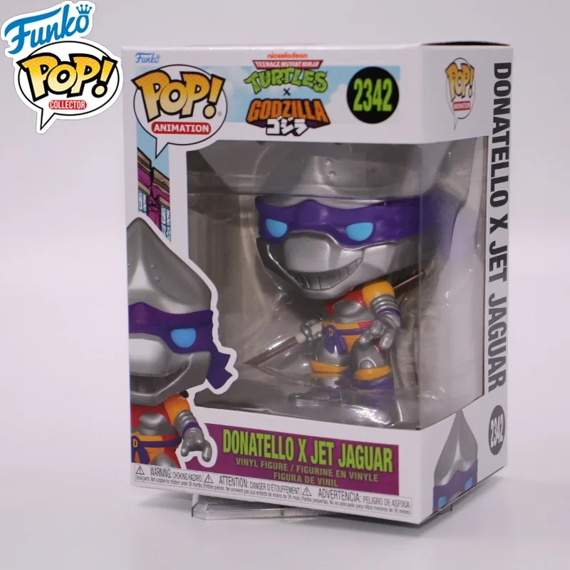 Official Genuine Teenage Mutant Ninja Turtles #2342 Action Figure Funko Pop Leonardo X Godzilla #2341 Limited Edition Toys Gift
Official Genuine Teenage Mutant Ninja Turtles #2342 Action Figure Funko Pop Leonardo X Godzilla #2341 Limited Edition Toys Gift