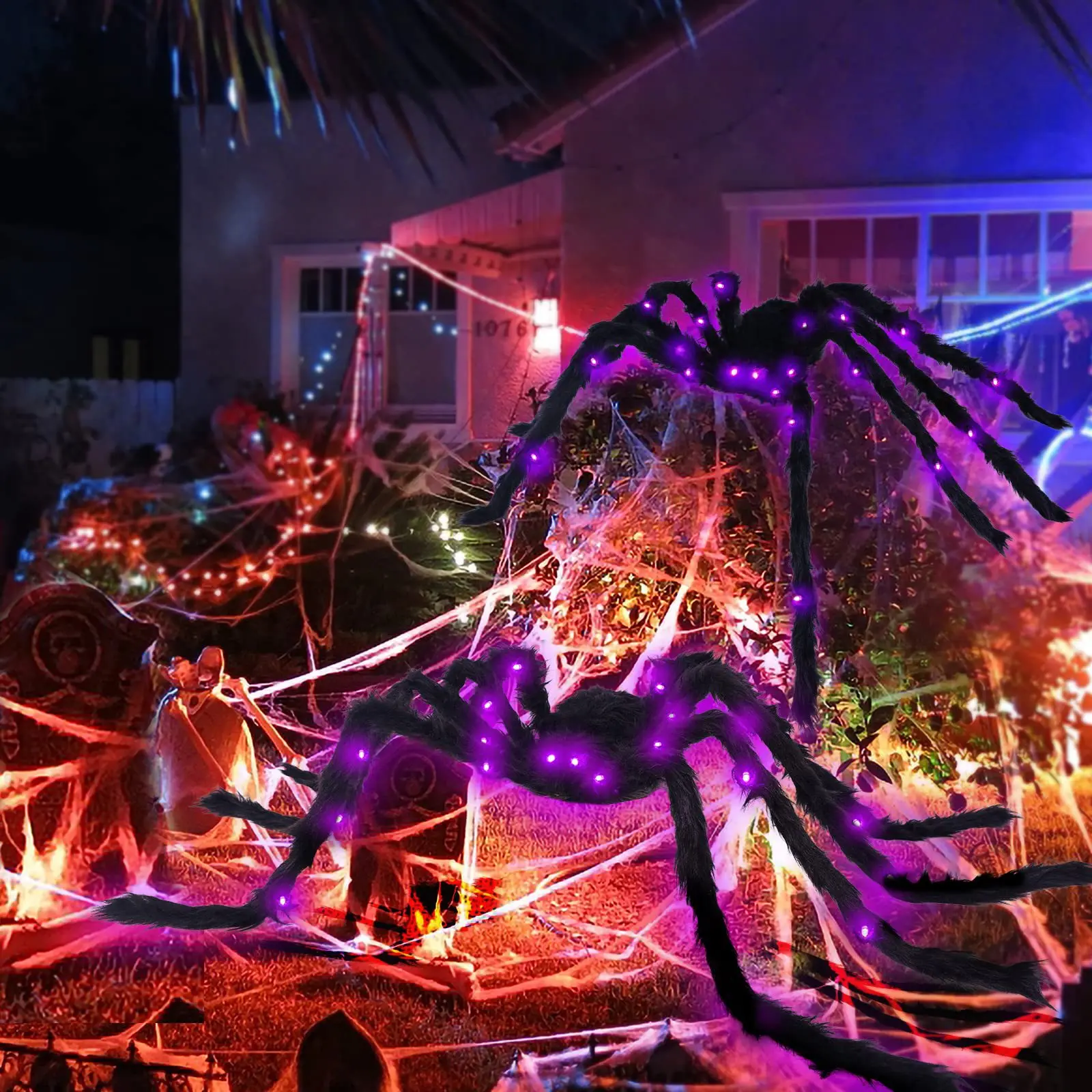 Home Decor Outdoor Party Lights Scary Animatronic Halloween Light Up Spider Prop Outside Ornaments Spider Halloween Decoration
Home Decor Outdoor Party Lights Scary Animatronic Halloween Light Up Spider Prop Outside Ornaments Spider Halloween Decoration