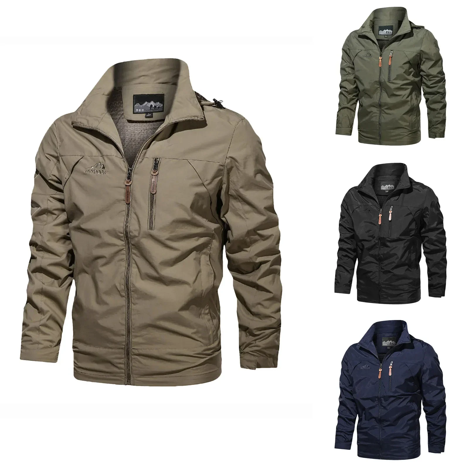 Spring Autumn Men's Windbreaker Oversize Man Windproof Waterproof Jacket Men Climbing Camping Coats Mens Rain Coat Clothing
Spring Autumn Men's Windbreaker Oversize Man Windproof Waterproof Jacket Men Climbing Camping Coats Mens Rain Coat Clothing