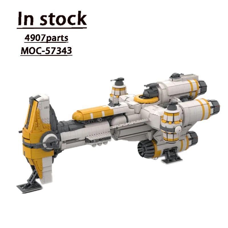 MOC-57343UCS Hammerhead Corvette Lightmaker в сборе, модель строительного блока в стиле пэчворк, 4907 деталей, детская игрушка на день рождения, подарок
MOC-57343UCS Hammerhead Corvette Lightmaker в сборе, модель строительного блока в стиле пэчворк, 4907 деталей, детская игрушка на день рождения, подарок