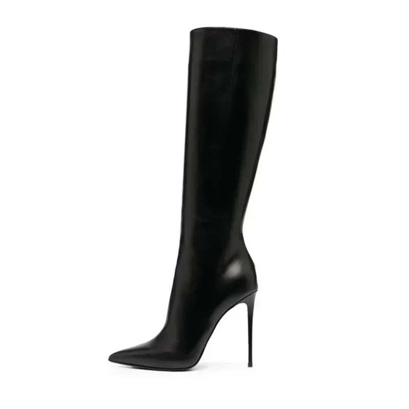 2024 Winter New Fashion Sexy Solid Color Knee Boots Classic High Heels for Women Elegant Pointed Zipper Big Size Shoes 43 44 45
2024 Winter New Fashion Sexy Solid Color Knee Boots Classic High Heels for Women Elegant Pointed Zipper Big Size Shoes 43 44 45