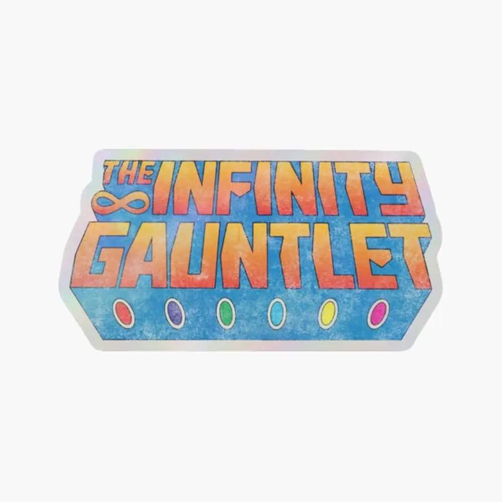 Infinity Gauntlet - Classic Title - Dirty Holographic Sticker for Laptop Decor Bedroom Car Cute Cartoon Art Fashionable Public S
Infinity Gauntlet - Classic Title - Dirty Holographic Sticker for Laptop Decor Bedroom Car Cute Cartoon Art Fashionable Public S