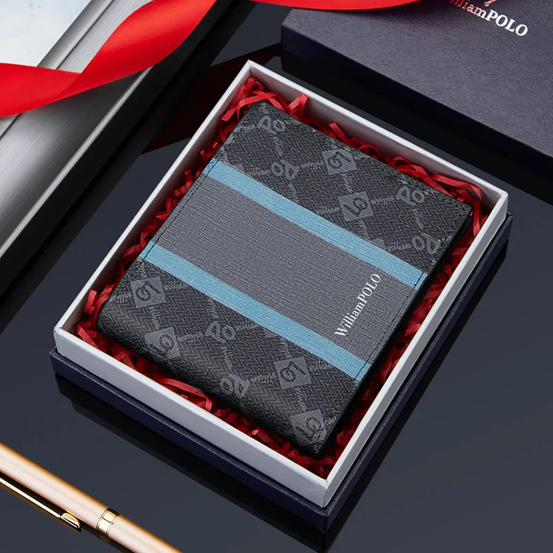 Wallet men's short first layer cowhide light luxury business multi-card money clip practical for dad men's birthday gifts
Wallet men's short first layer cowhide light luxury business multi-card money clip practical for dad men's birthday gifts