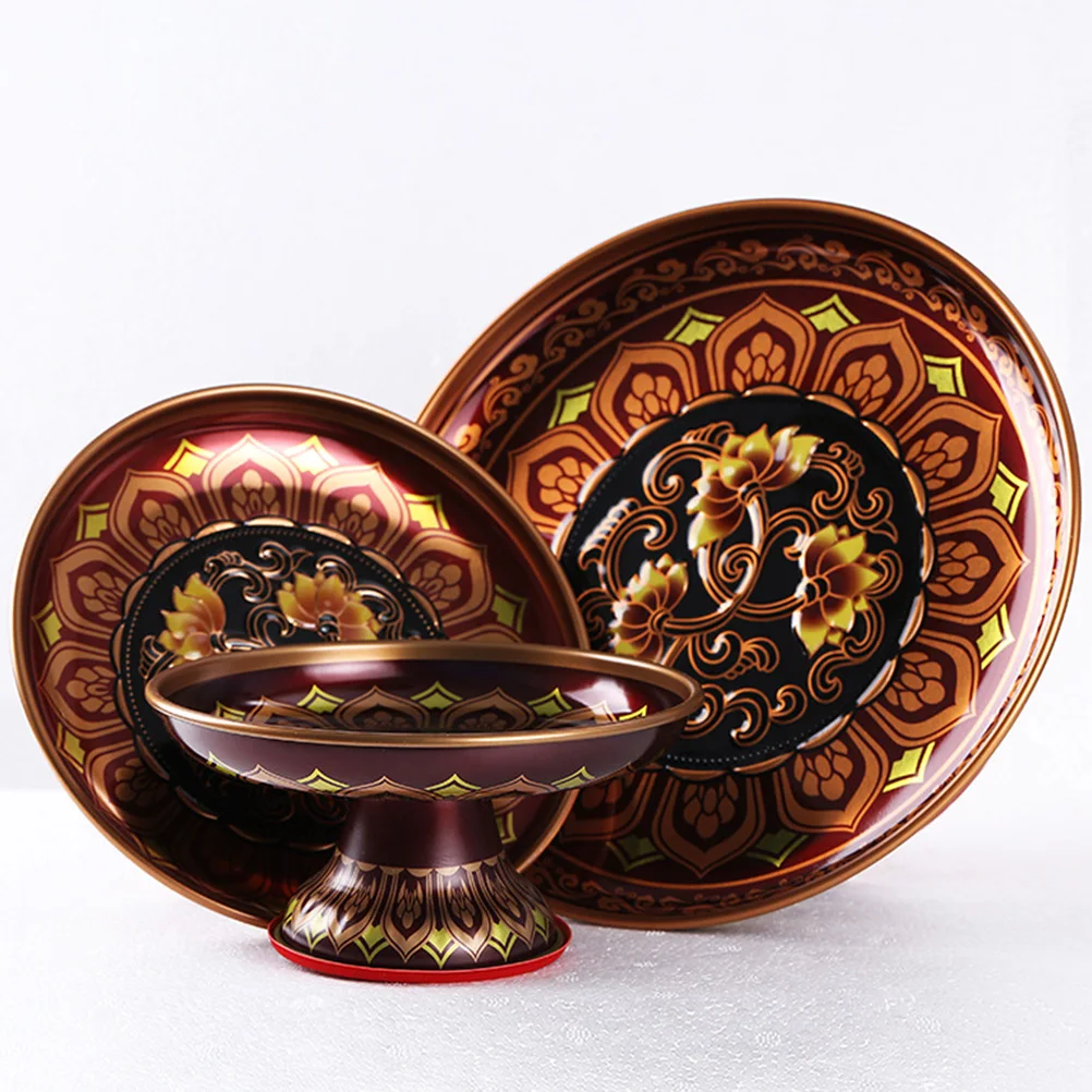 Alloy Offering Plate Fruit Dish Tray Vintage Decor Material Temple Supplies Snack Dessert Serving Kitchen
Alloy Offering Plate Fruit Dish Tray Vintage Decor Material Temple Supplies Snack Dessert Serving Kitchen