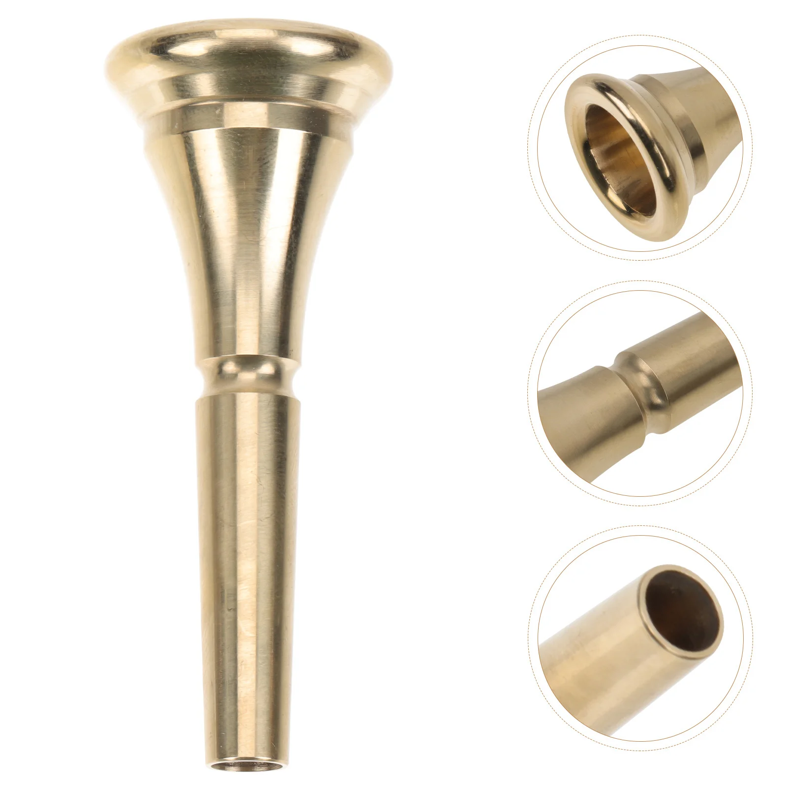 French Horn Mouthpiece Copper Alloy 1 Piece Professional Grade Replacement for All Levels Smooth Finish Safe Material Horn
French Horn Mouthpiece Copper Alloy 1 Piece Professional Grade Replacement for All Levels Smooth Finish Safe Material Horn