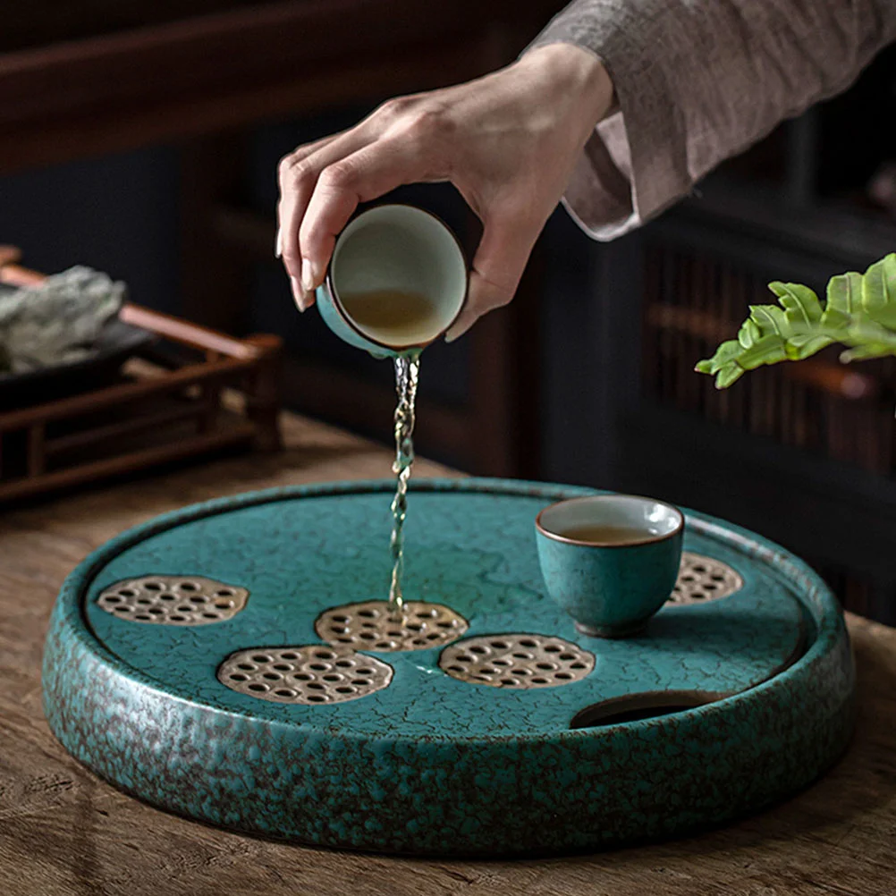 Tea Tray Ceramic Teacup Storage Decor Kettle Plate Desktop Ornament Wear-resistant Teapot Japanese-style
Tea Tray Ceramic Teacup Storage Decor Kettle Plate Desktop Ornament Wear-resistant Teapot Japanese-style