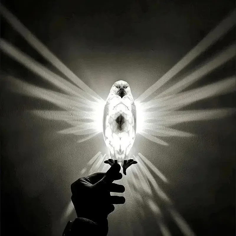 Xmas Wall Lamp Owl Eagle Shape Projector Modern Creative Atmosphere Sconce Light 3D Print Body Animal Lighting Lustre Halloween
Xmas Wall Lamp Owl Eagle Shape Projector Modern Creative Atmosphere Sconce Light 3D Print Body Animal Lighting Lustre Halloween
