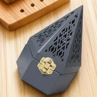 Decorative Censer Incense Holder Wooden Craft Special Design for Bedroom Office Relaxation Incense Cone Holder
Decorative Censer Incense Holder Wooden Craft Special Design for Bedroom Office Relaxation Incense Cone Holder