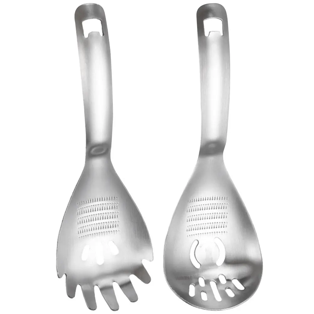 2pcs Five-in-One Stainless Steel Grinder Spoon Multifunction Kitchen Tool Garlic Press Masher Noodle Scoop Bottle for Baby
2pcs Five-in-One Stainless Steel Grinder Spoon Multifunction Kitchen Tool Garlic Press Masher Noodle Scoop Bottle for Baby