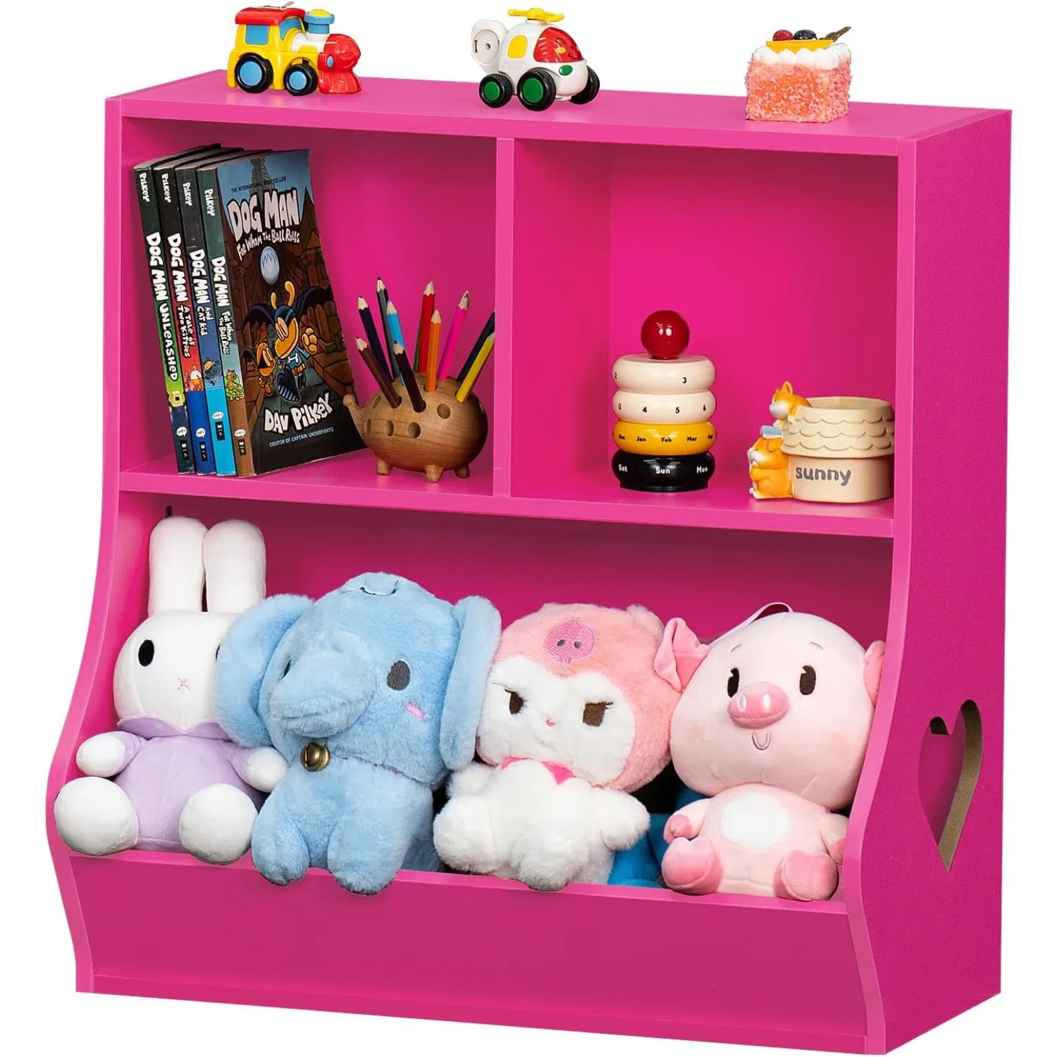 Toddler Bookshelf and Storage Organizer, Kids Cabinet and Bookcase, Wooden 3 Cubby Children Book Shelf for Playroom
Toddler Bookshelf and Storage Organizer, Kids Cabinet and Bookcase, Wooden 3 Cubby Children Book Shelf for Playroom