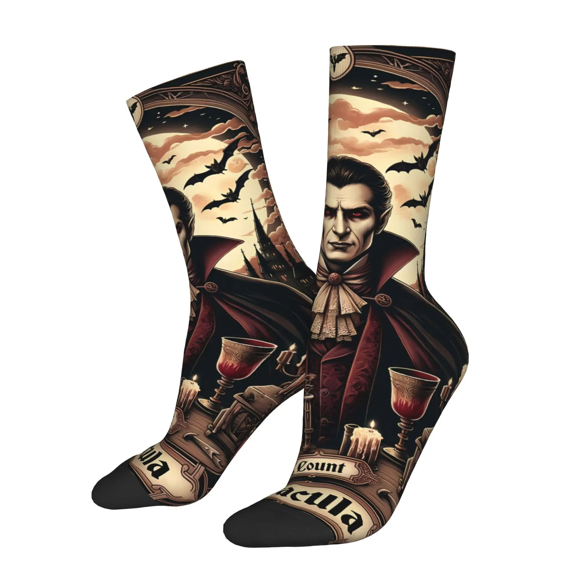 Retro Dracula Vampire Vintage Men's Socks Unisex Street Style Funny Crew Sock Gift
Retro Dracula Vampire Vintage Men's Socks Unisex Street Style Funny Crew Sock Gift