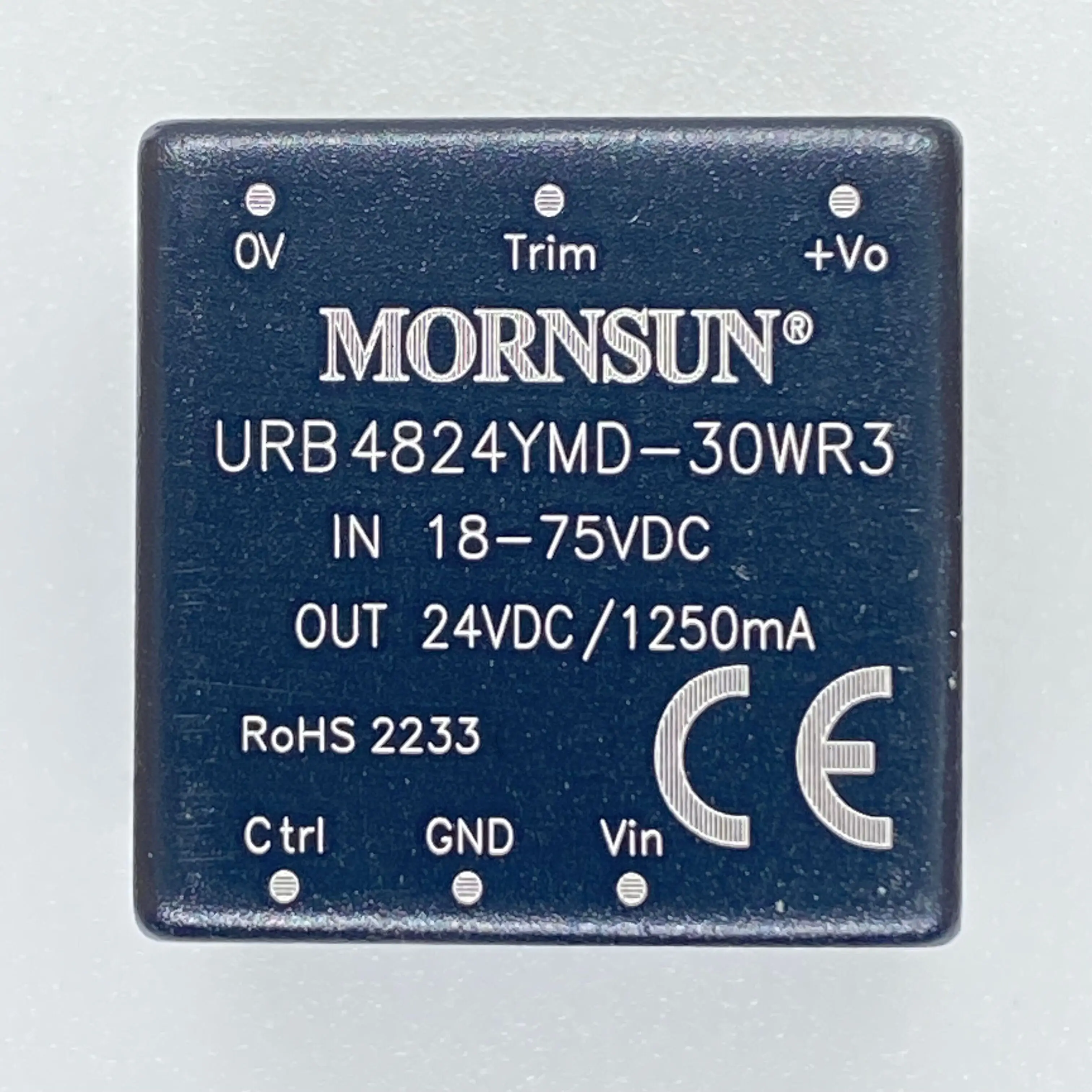 URB4824YMD-30WR3 Jinshengyang DC-DC power module 18-75V to 24V1.25A original direct shot
URB4824YMD-30WR3 Jinshengyang DC-DC power module 18-75V to 24V1.25A original direct shot