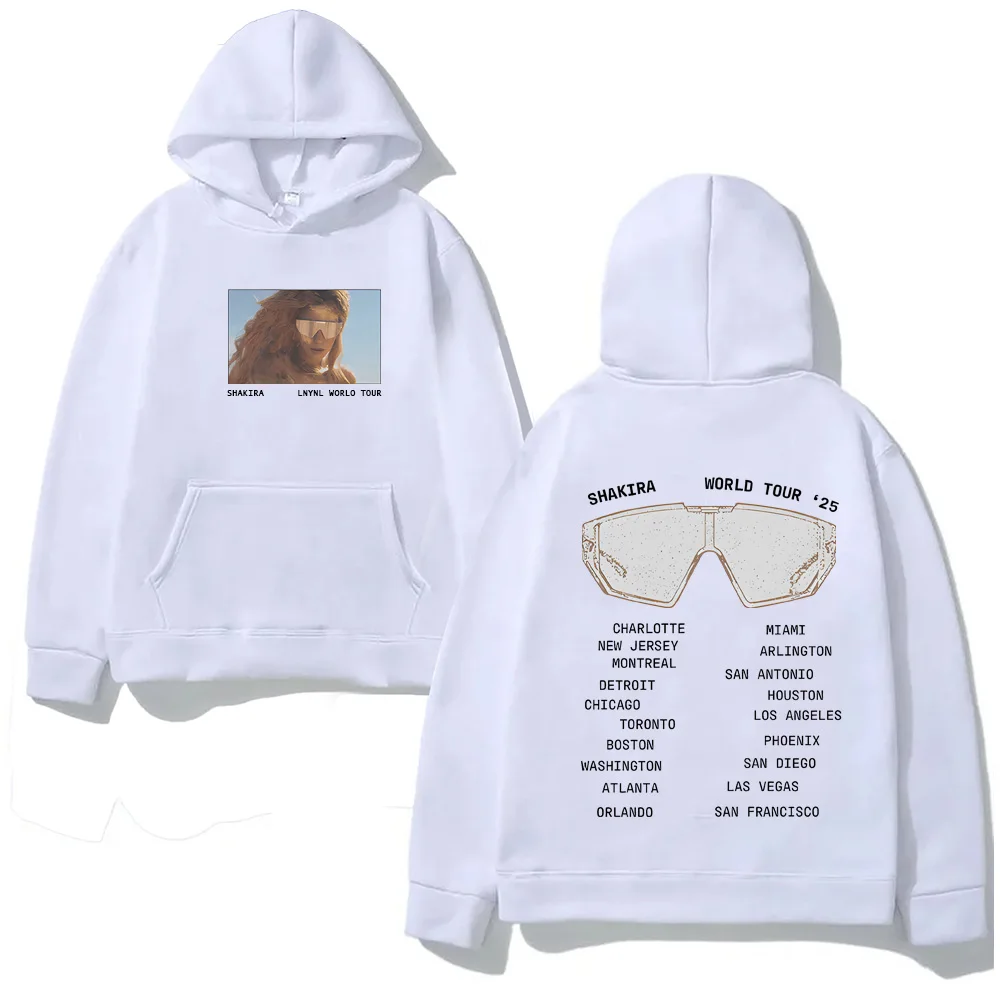 Солнцезащитные очки LMYNL World Tour с капюшоном Shakira Singer's Same Style, высококачественная Harajuku Moletom, удобная флисовая толстовка с капюшоном
Солнцезащитные очки LMYNL World Tour с капюшоном Shakira Singer's Same Style, высококачественная Harajuku Moletom, удобная флисовая толстовка с капюшоном