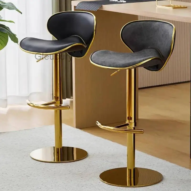Luxury Designer Bar Chairs Gold Comfortable Swivel Adjustable Height Bar Stools Adults Island Sillas De Bar Interior Decorations
Luxury Designer Bar Chairs Gold Comfortable Swivel Adjustable Height Bar Stools Adults Island Sillas De Bar Interior Decorations