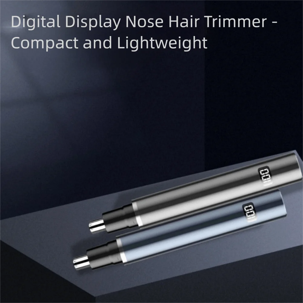 USB Rechargeable Electric Nose Hair Trimmers Digital Display Waterproof Nose Hair Remover Painless Trimming Safety
USB Rechargeable Electric Nose Hair Trimmers Digital Display Waterproof Nose Hair Remover Painless Trimming Safety