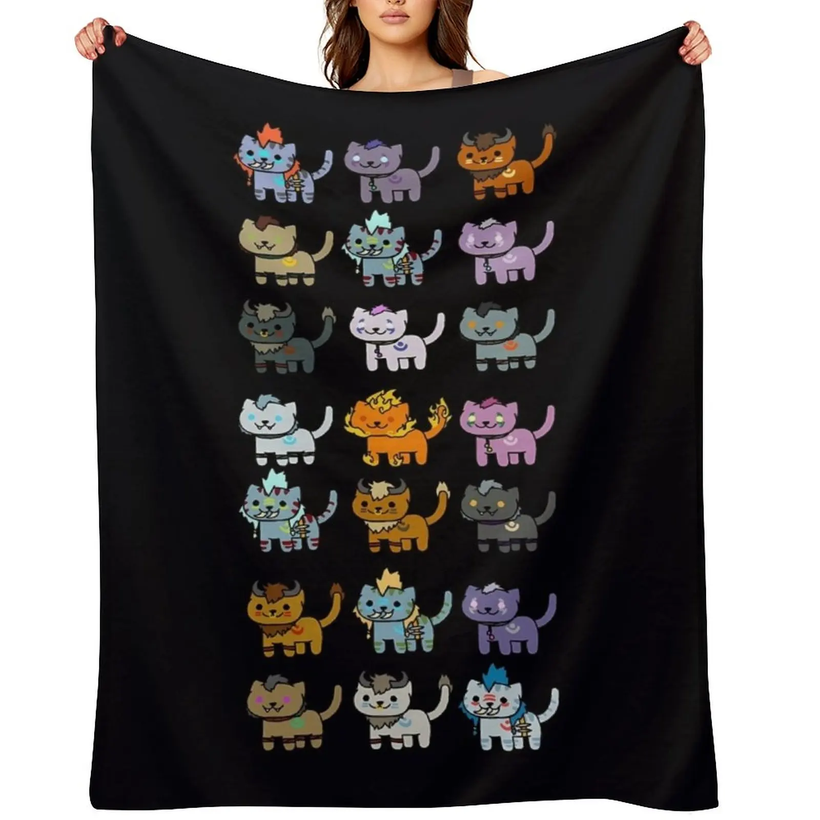 Neko Atsume Feral Druid Todos Throw Blanket Picnic blankets and throws Furry Comforter Blankets
Neko Atsume Feral Druid Todos Throw Blanket Picnic blankets and throws Furry Comforter Blankets