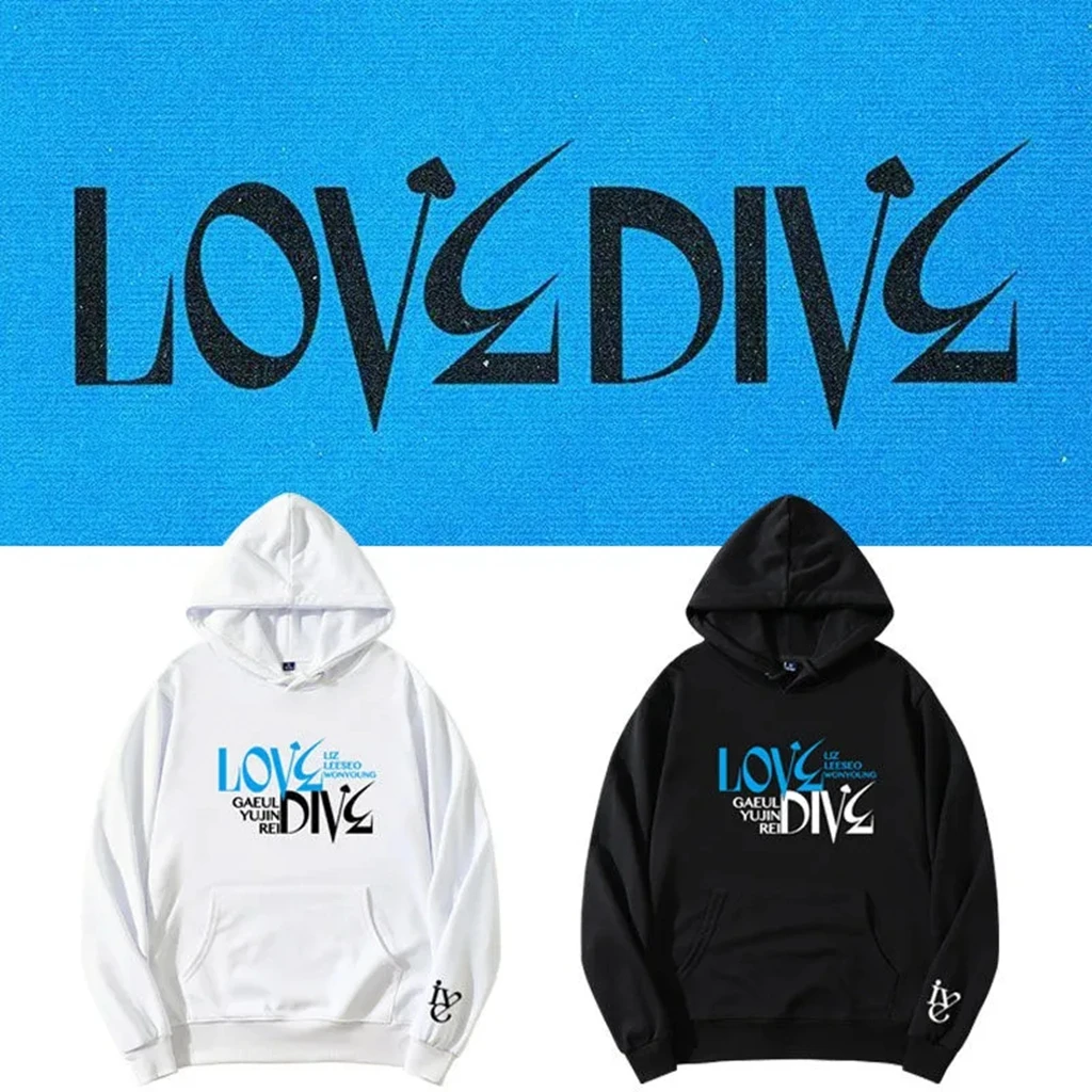 Kpop Y2K Толстовки с принтом звезд и граффити для женщин LOVE DIVE Одежда с буквенным принтом Y2k Уличная одежда Свободные толстовки
Kpop Y2K Толстовки с принтом звезд и граффити для женщин LOVE DIVE Одежда с буквенным принтом Y2k Уличная одежда Свободные толстовки