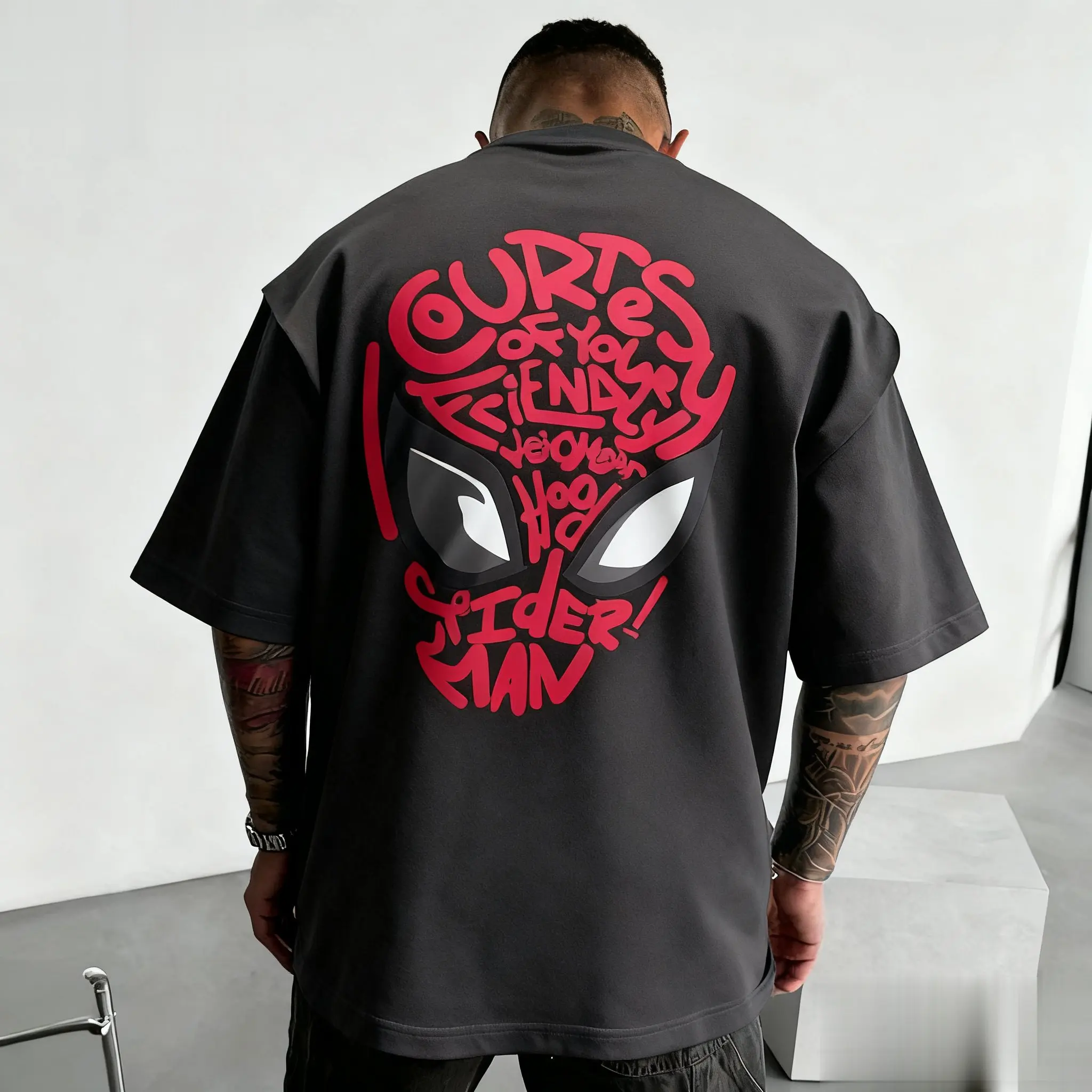 Spider Man Text Art Graphic T Shirt Men Women Cotton Short Sleeve Tee Streetwear Casual Top Spider-man Print Summer Fashion Y2k
Spider Man Text Art Graphic T Shirt Men Women Cotton Short Sleeve Tee Streetwear Casual Top Spider-man Print Summer Fashion Y2k