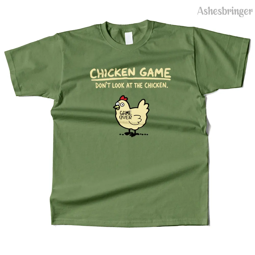 Mens Cotton Chicken Game Graphic Funny T Shirt Street Casual Style Tee for Men and Women
Mens Cotton Chicken Game Graphic Funny T Shirt Street Casual Style Tee for Men and Women