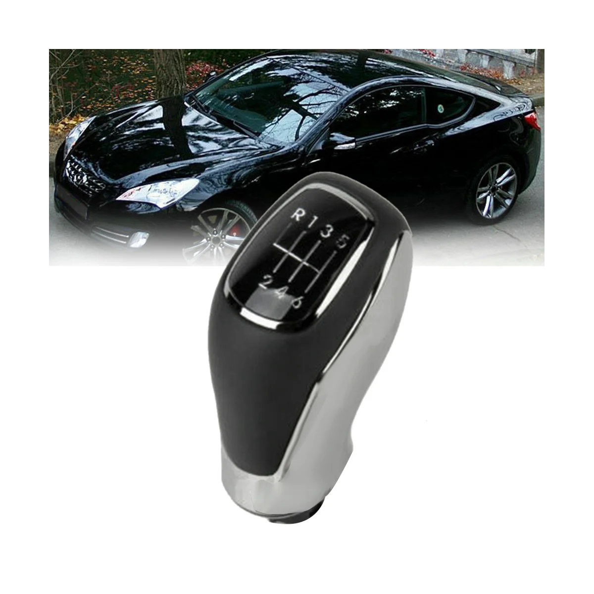 43711-2M400 Car 6-Speed Gear Shift Knob Trim for Hyundai Genesis Coupe 2013-2017 Chrome Shifter Lever Button Cover
43711-2M400 Car 6-Speed Gear Shift Knob Trim for Hyundai Genesis Coupe 2013-2017 Chrome Shifter Lever Button Cover