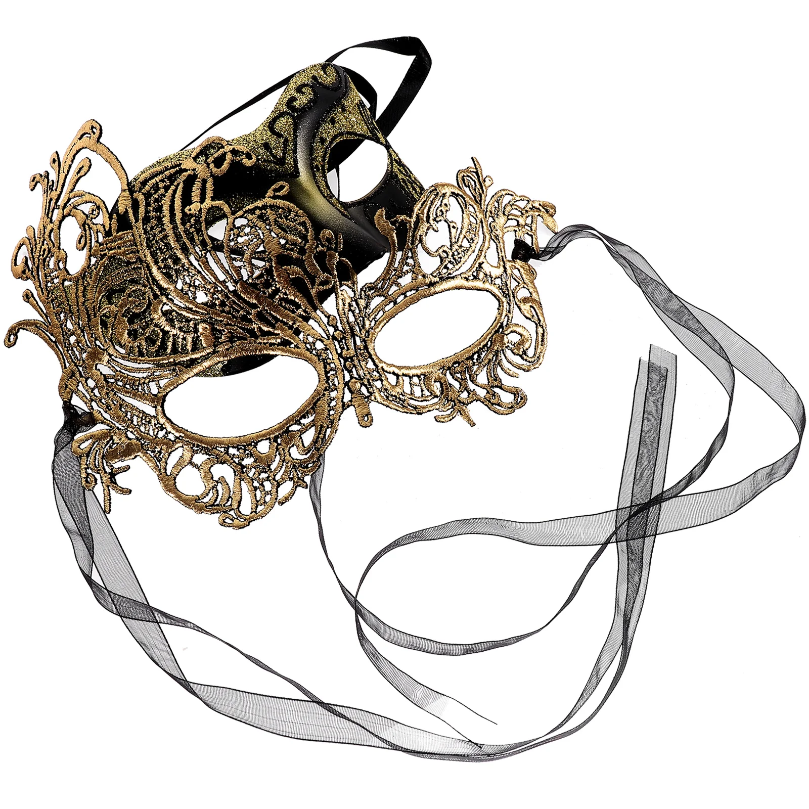 2 Pcs Jazz Mask Ball Costume Masks for Masquerade Party Make up Half Face Golden Halloween Man
2 Pcs Jazz Mask Ball Costume Masks for Masquerade Party Make up Half Face Golden Halloween Man
