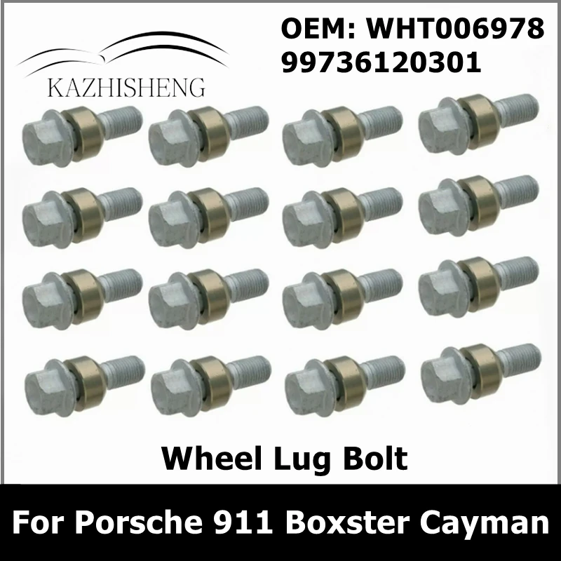 16Pcs for Porsche 911 Boxster Cayman Wheel Lug Bolt (14*1.5*44) WHT006978 99736120301 99736120302
16Pcs for Porsche 911 Boxster Cayman Wheel Lug Bolt (14*1.5*44) WHT006978 99736120301 99736120302