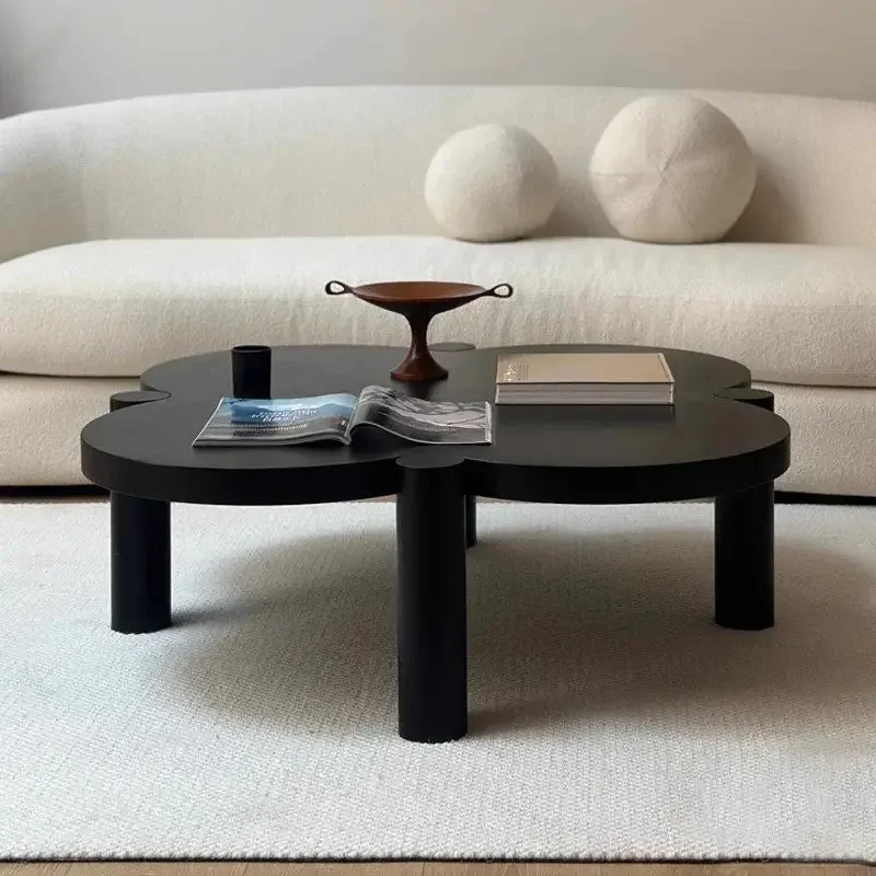 AARetro four-leaf clover solid wood black coffee table, medieval model room creative home coffee table tea table
AARetro four-leaf clover solid wood black coffee table, medieval model room creative home coffee table tea table