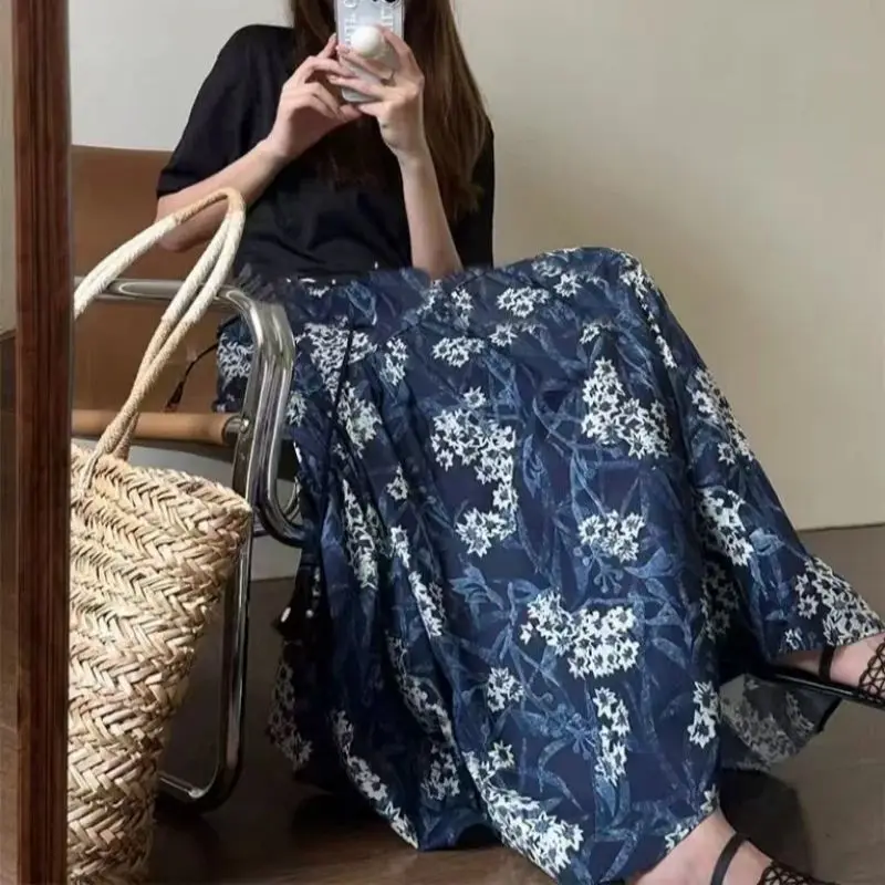 Новая модная длинная юбка женская ретро с цветочным принтом качели эластичная высокая талия трапециевидной формы повседневные свободные юбки-миди праздники Jupe
Новая модная длинная юбка женская ретро с цветочным принтом качели эластичная высокая талия трапециевидной формы повседневные свободные юбки-миди праздники Jupe