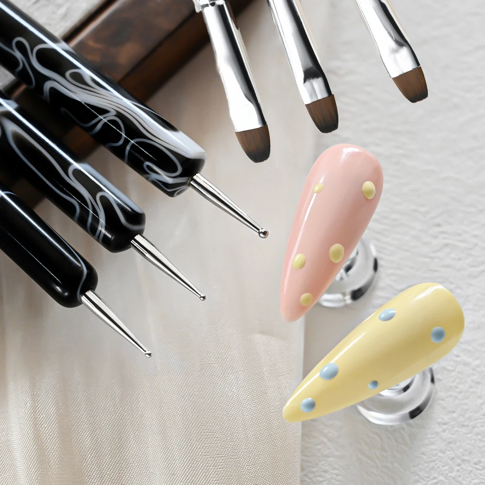 3Pcs/set 2 Ways French Acrylic Nail Art Brush Dotting Pens Polka Dots Graffiti Painting Nail Brush Professional Gel ManicureTool
3Pcs/set 2 Ways French Acrylic Nail Art Brush Dotting Pens Polka Dots Graffiti Painting Nail Brush Professional Gel ManicureTool