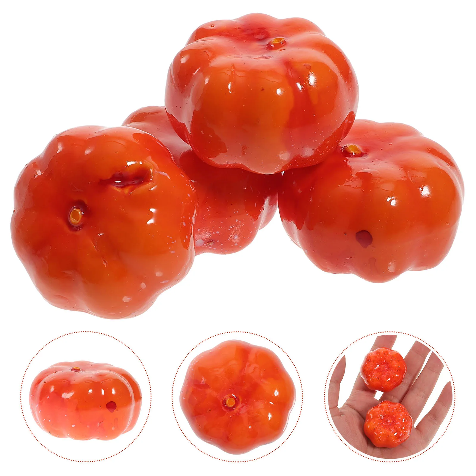 100Pcs Simulation Small Pumpkin Halloween DIY Decor Supplies Vivid Artificial Pumpkin Accessories for Festival Party
100Pcs Simulation Small Pumpkin Halloween DIY Decor Supplies Vivid Artificial Pumpkin Accessories for Festival Party