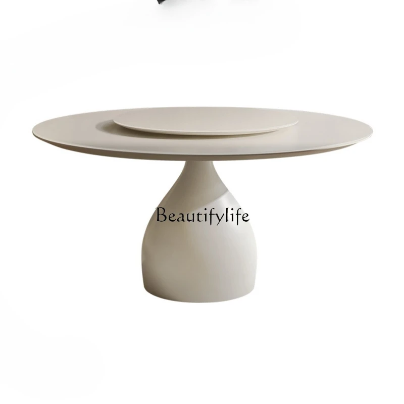 Italian modern cream style white jade unicorn tempered glass dining table, high-end household dining table
Italian modern cream style white jade unicorn tempered glass dining table, high-end household dining table