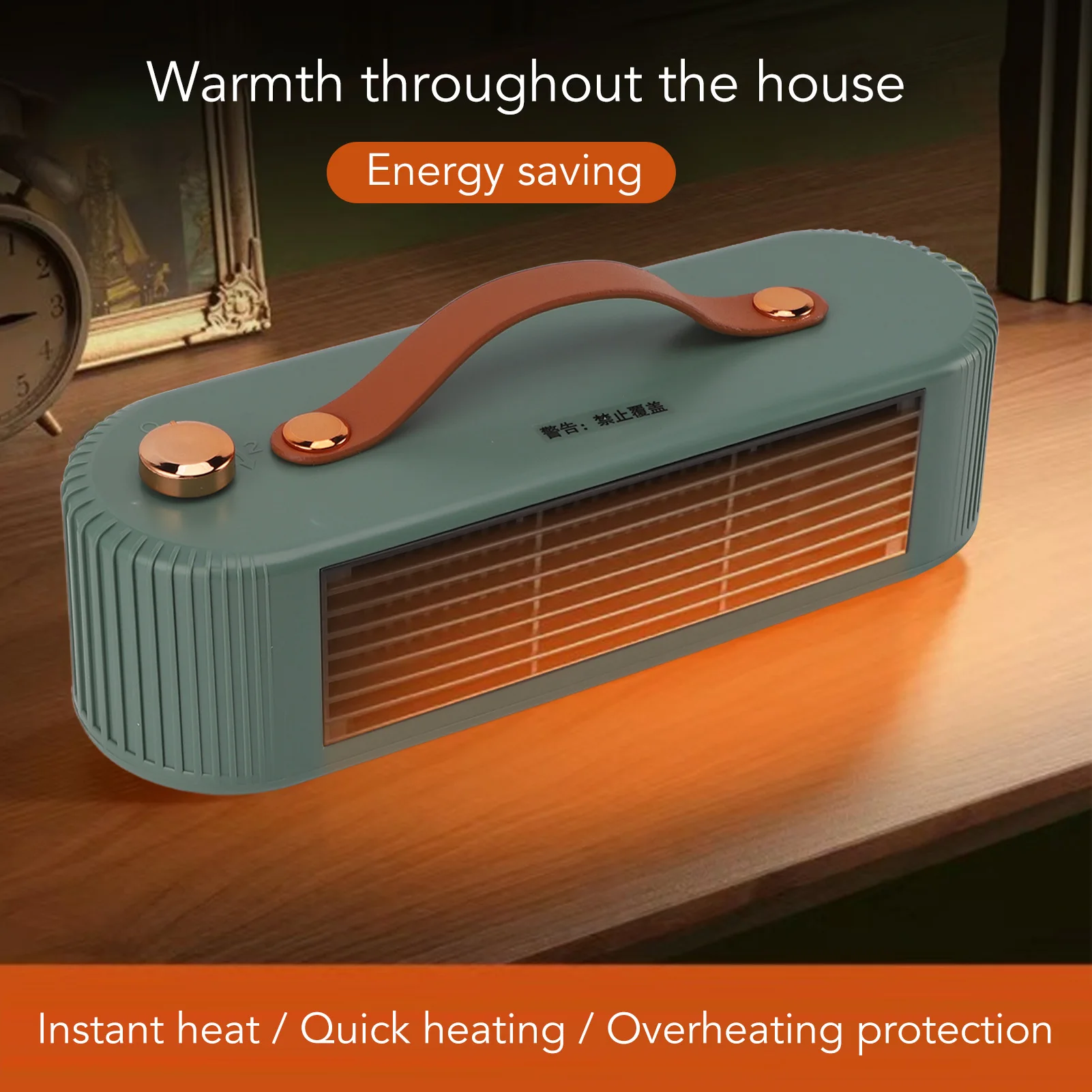 800W Mini Heater Two Heat Settings Desktop Electric Warmer Personal Space Heater with Overheat Protection Compact Portable
800W Mini Heater Two Heat Settings Desktop Electric Warmer Personal Space Heater with Overheat Protection Compact Portable