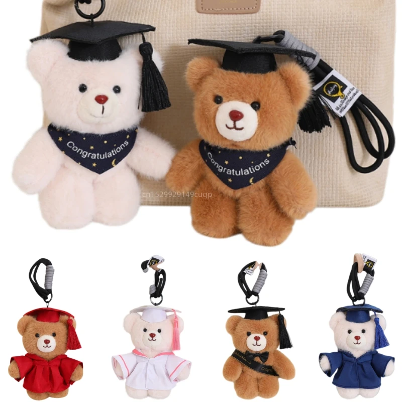 15cm Cute Graduation Bear Plush Doll Cartoon Colorful Doctor Dress Ribbon Stuffed Animal Home Decoration Gift For Children
15cm Cute Graduation Bear Plush Doll Cartoon Colorful Doctor Dress Ribbon Stuffed Animal Home Decoration Gift For Children