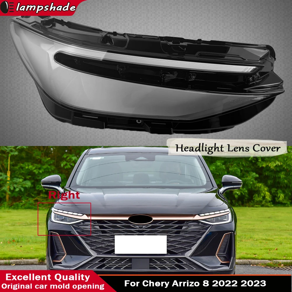 Car Front Headlamps Cover Transparent Lampshade Headlights Shell Lens Glass Shade Replace For Chery Arrizo 8 2022 2023
Car Front Headlamps Cover Transparent Lampshade Headlights Shell Lens Glass Shade Replace For Chery Arrizo 8 2022 2023