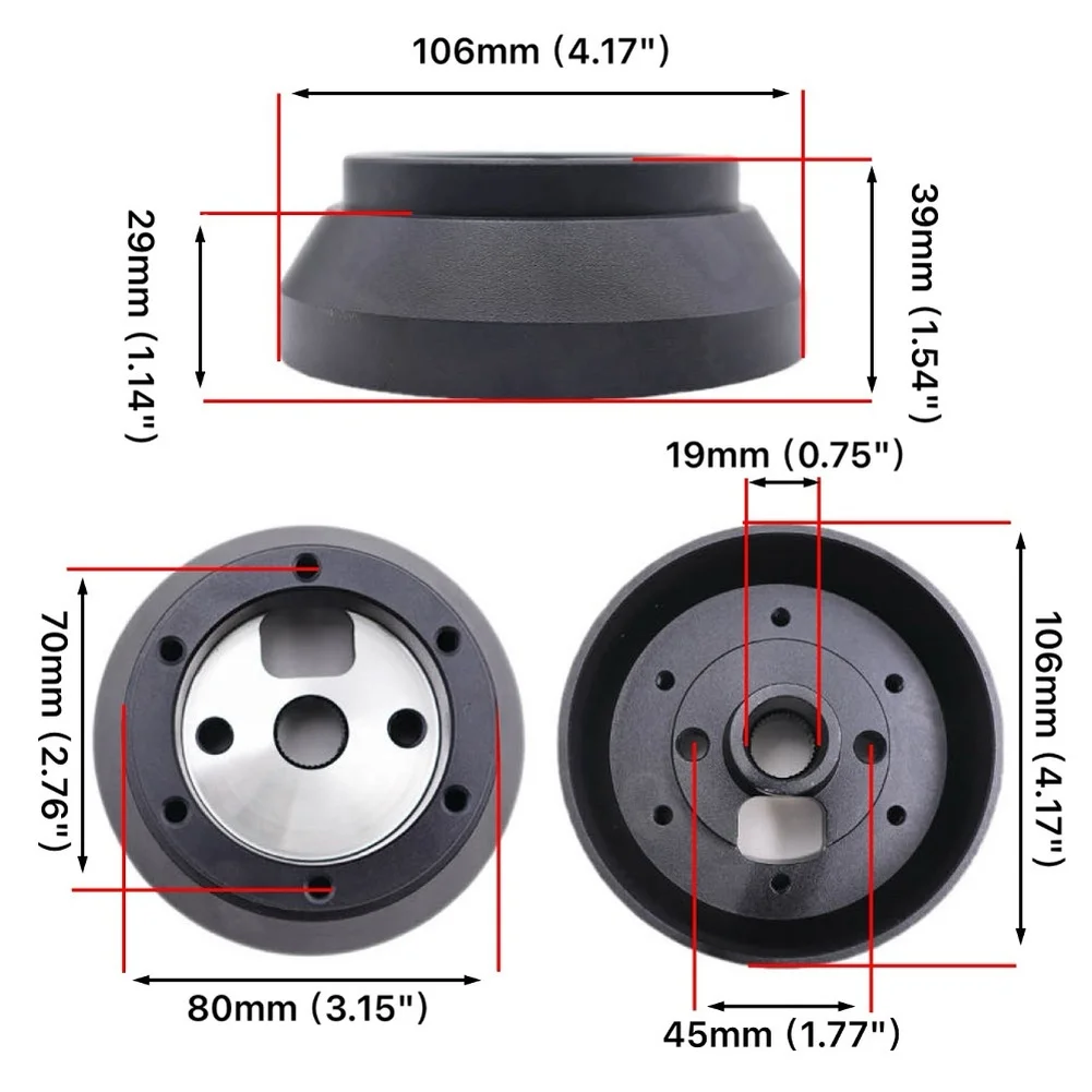 177H Steering Wheel Short Hub Adapter 6 Bolt FOR CHEVROLET FOR CADILLAC FOR CORVETTE C6, Cobalt, CTS, Impala,FOR SILVERADO .
177H Steering Wheel Short Hub Adapter 6 Bolt FOR CHEVROLET FOR CADILLAC FOR CORVETTE C6, Cobalt, CTS, Impala,FOR SILVERADO .