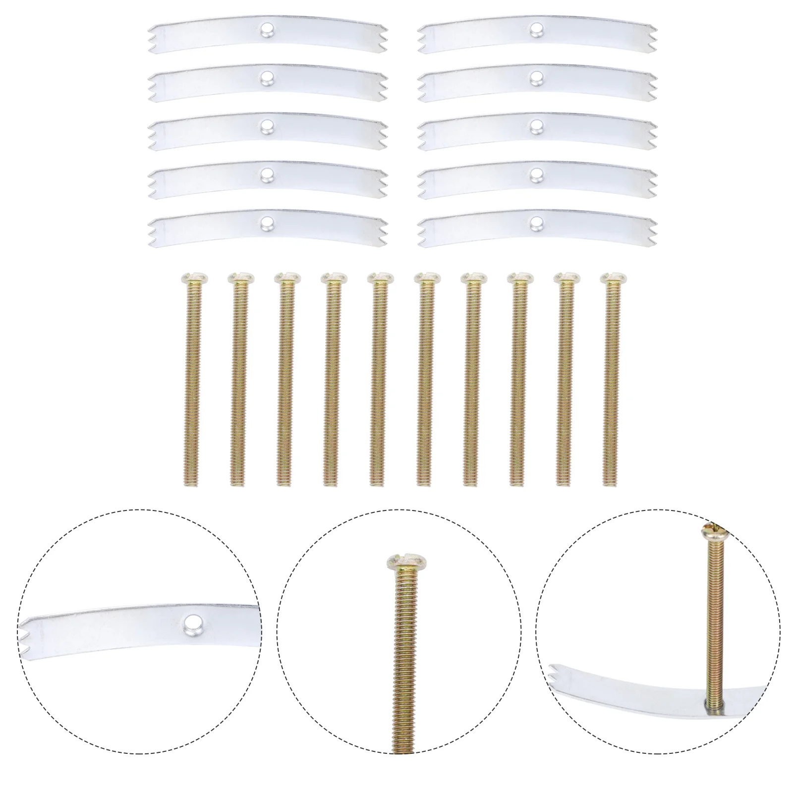 20 Pcs Switch Fixer Replace Repair Cassette Socket Mount Wire Box Tool Screw Silver
20 Pcs Switch Fixer Replace Repair Cassette Socket Mount Wire Box Tool Screw Silver