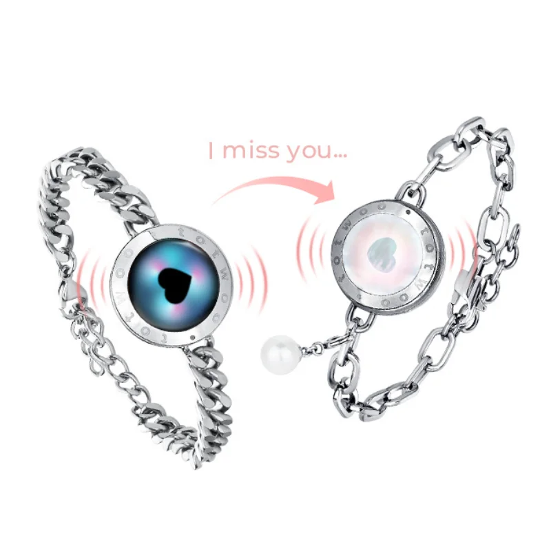 Браслеты для пар Totwoo Love, Bluetooth, умные украшения для отношений на большие расстояния, подарки на годовщину для подруги, парня
Браслеты для пар Totwoo Love, Bluetooth, умные украшения для отношений на большие расстояния, подарки на годовщину для подруги, парня