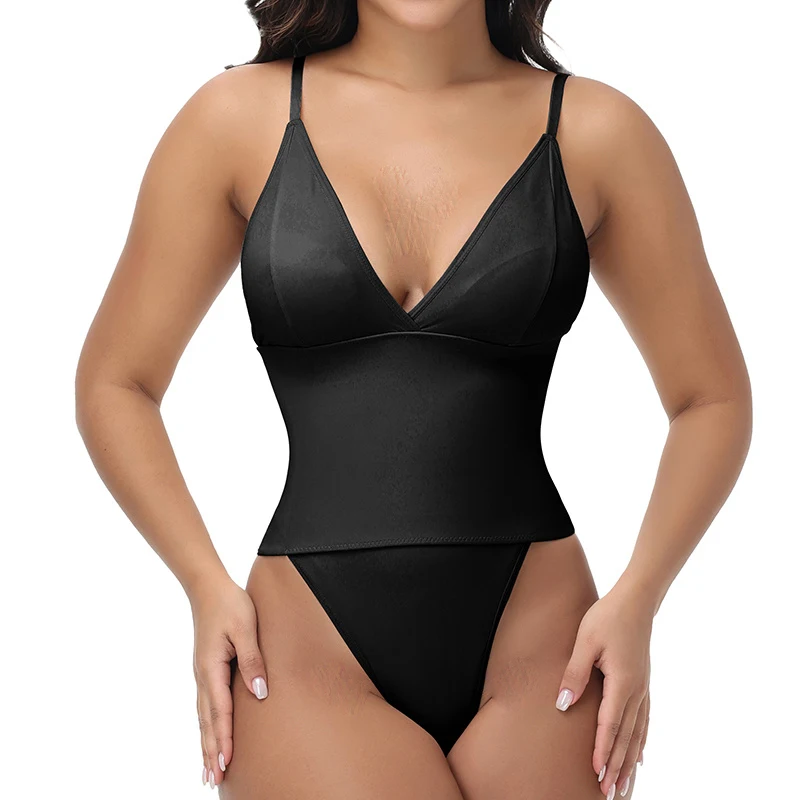V Neck Women Bodysuit With Slim Waist Strap High Compression Body Shape Thong Shapewear Slimming Underwear Fajas Colombia
V Neck Women Bodysuit With Slim Waist Strap High Compression Body Shape Thong Shapewear Slimming Underwear Fajas Colombia