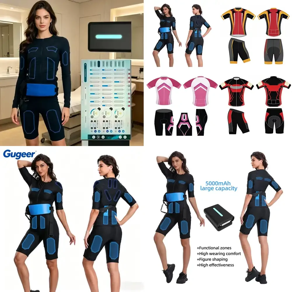 Professional EMS Base Layer Full Body Suit EMS Double Layer Bodysuit with Electrodes for EMS Salon Body Sculpting
Professional EMS Base Layer Full Body Suit EMS Double Layer Bodysuit with Electrodes for EMS Salon Body Sculpting