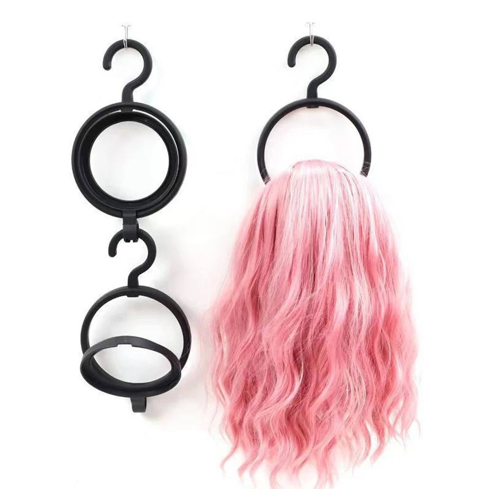 Black Plastic Wig Hanger Stand for Multiple Wigs Circular Hair Styling And Drying Holder for Hair Extensions
Black Plastic Wig Hanger Stand for Multiple Wigs Circular Hair Styling And Drying Holder for Hair Extensions