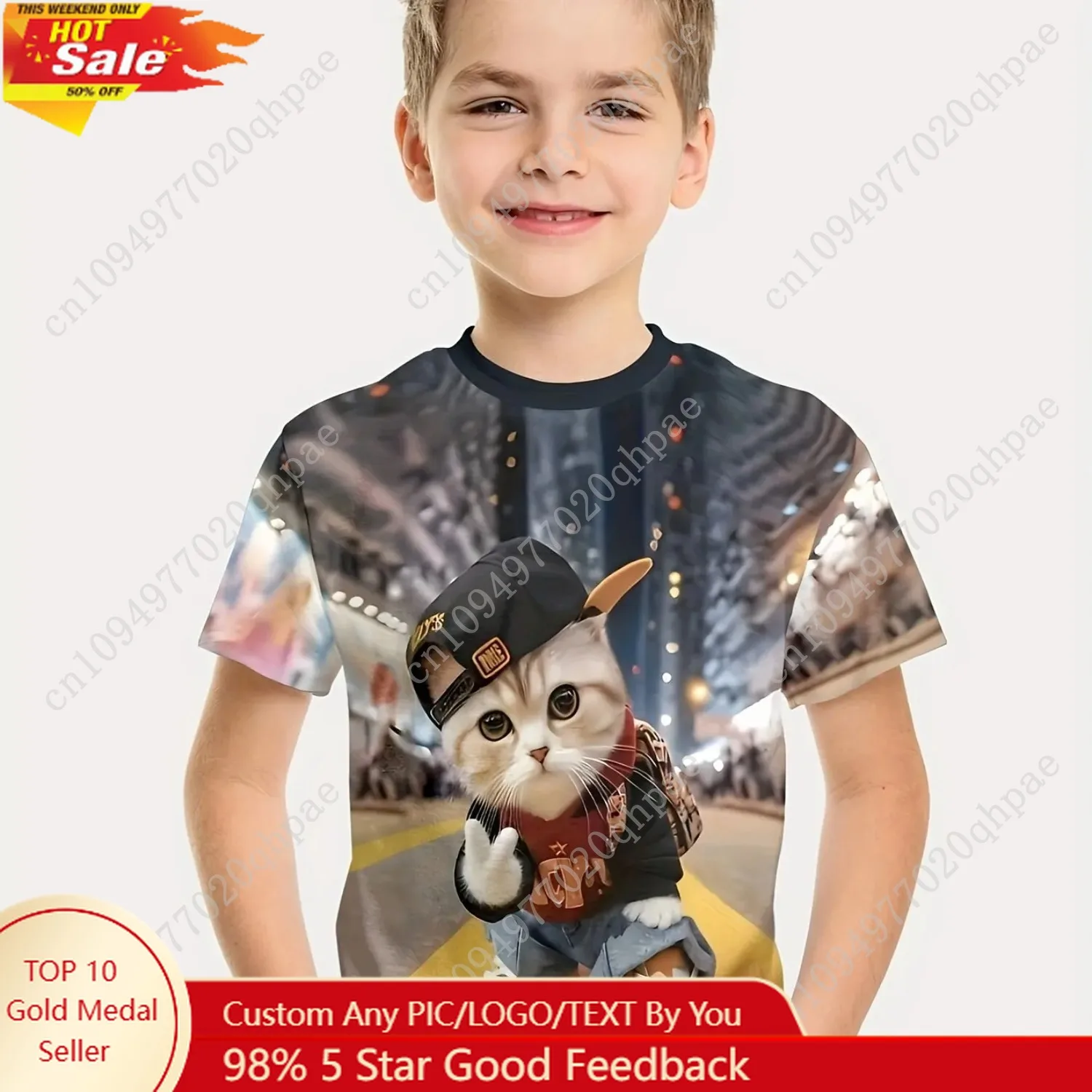 Interesting Animal 3D Print Boys Creative T-Shirt Casual Children's Short Sleeve Tops Tee Boys Girls Clothes Summer Clothing
Interesting Animal 3D Print Boys Creative T-Shirt Casual Children's Short Sleeve Tops Tee Boys Girls Clothes Summer Clothing