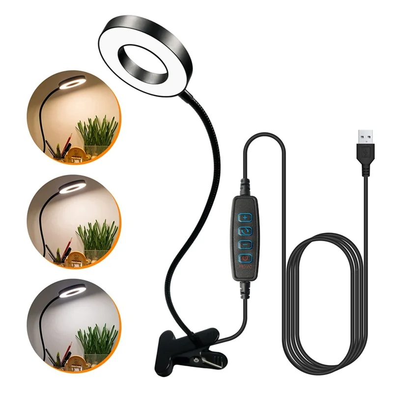 ABLN-2X 48 LED Desk Lamp Clip On Desk Lamp 360°Flexible Reading Table Light Eye-Caring USB Clamp Lamp A
ABLN-2X 48 LED Desk Lamp Clip On Desk Lamp 360°Flexible Reading Table Light Eye-Caring USB Clamp Lamp A