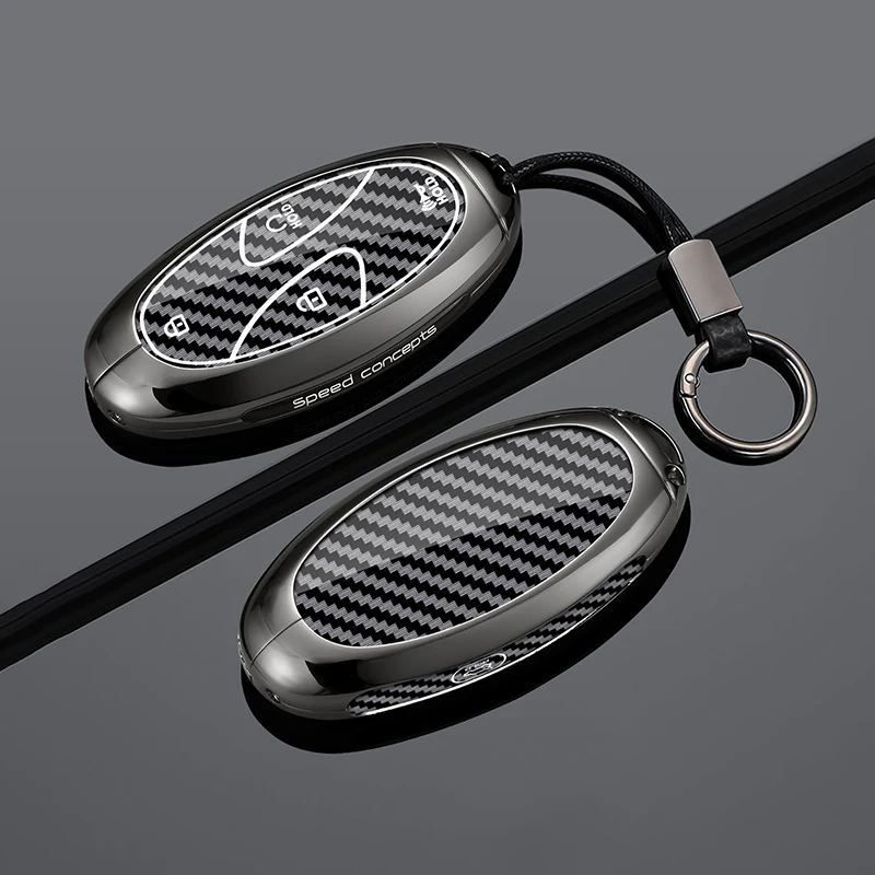 Suitable Zinc Alloy Carbon Fiber Car Key Case Cover for Hyundai Kona Ev Grandeur GN7 IONIQ 6 2023 - 2025 Protector Keychain
Suitable Zinc Alloy Carbon Fiber Car Key Case Cover for Hyundai Kona Ev Grandeur GN7 IONIQ 6 2023 - 2025 Protector Keychain