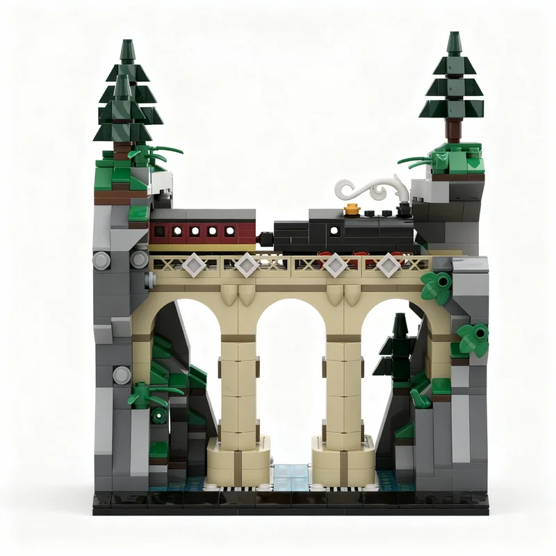 786PCS MOC Architecture Bridge Gorge Diorama Model Bricks DIY Assembly Display Home Decor Gift Collectible Collection
786PCS MOC Architecture Bridge Gorge Diorama Model Bricks DIY Assembly Display Home Decor Gift Collectible Collection