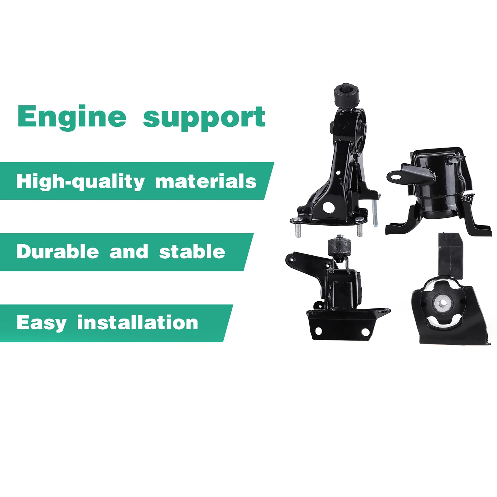 Reliable Engine Support Compatible for Toyota Corolla 1.8L 2009-2013 Part Numbers: A62022, 62039, 9390, EM-9390
Reliable Engine Support Compatible for Toyota Corolla 1.8L 2009-2013 Part Numbers: A62022, 62039, 9390, EM-9390