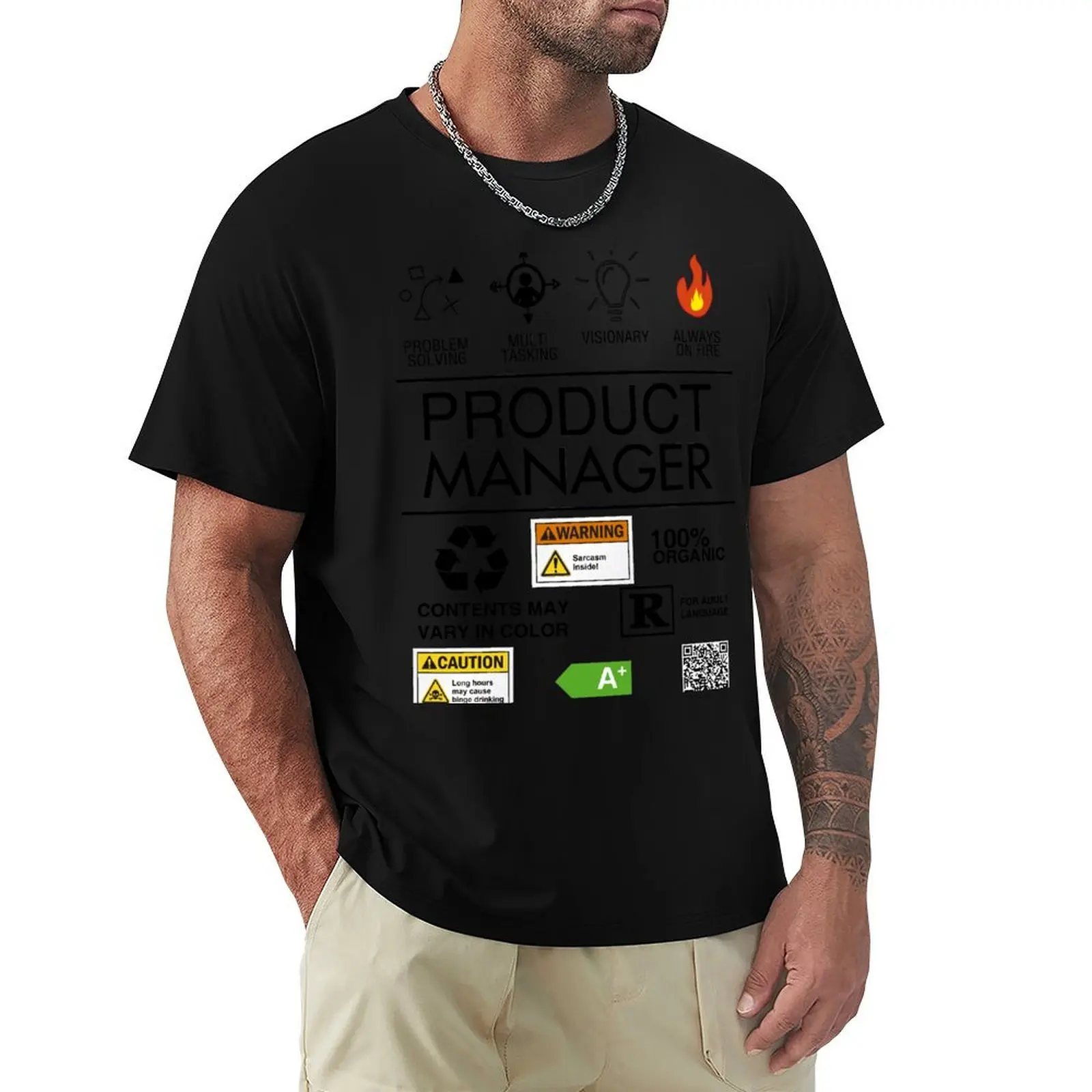 Product Manager T-Shirt cotton man t-shirts quick-drying men t shirts high quality
Product Manager T-Shirt cotton man t-shirts quick-drying men t shirts high quality
