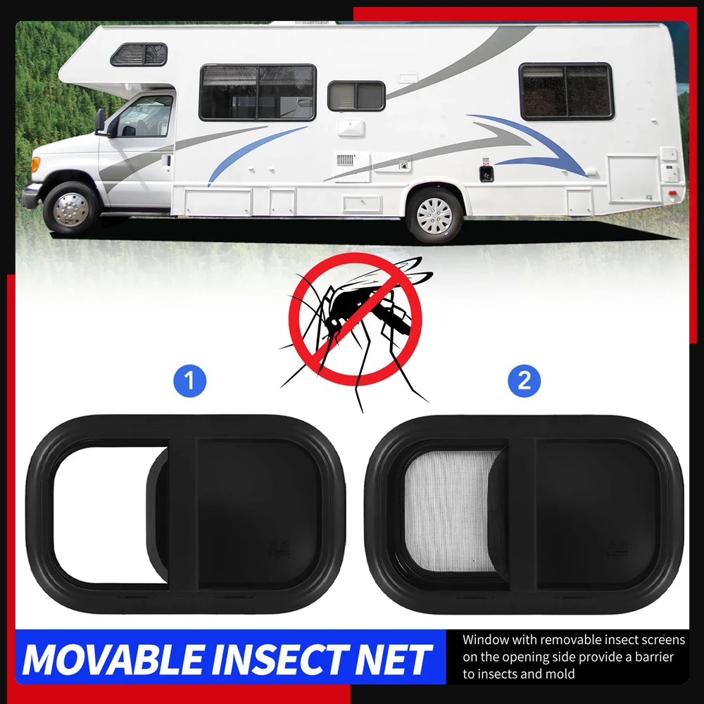 Motorhome Window RV Sliding Window L500 H300mm Tempered Glass UV Window Insect Screen for Trailer RV Sliding Window
Motorhome Window RV Sliding Window L500 H300mm Tempered Glass UV Window Insect Screen for Trailer RV Sliding Window