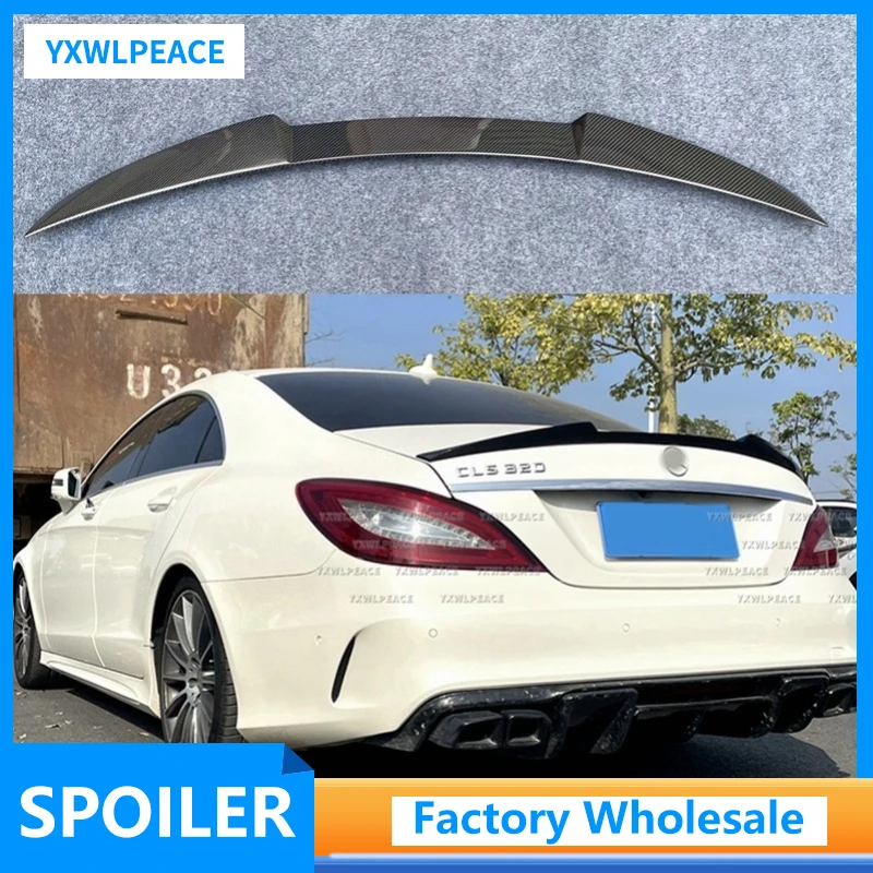 CS Style Real Carbon Fiber /FRP Black Rear Trunk Lid Spoiler Wings For Mercedes-Benz CLS C218 W218 2011-2017 CLS 350 500 550
CS Style Real Carbon Fiber /FRP Black Rear Trunk Lid Spoiler Wings For Mercedes-Benz CLS C218 W218 2011-2017 CLS 350 500 550