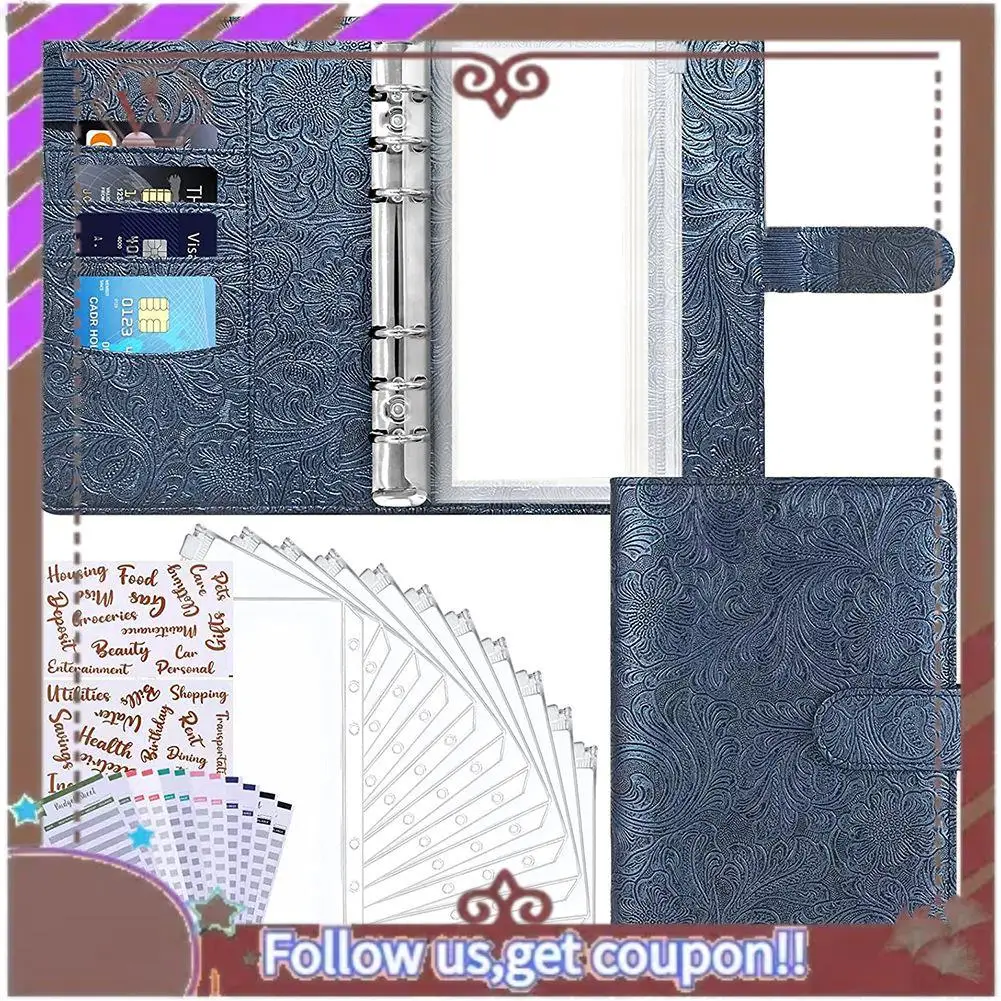 ABBG-Budget Binder With Zipper Envelopes,Money Saving Cash Envelope With 8 Clear Pockets,6-Ring Binder With 2 Label Stickers
ABBG-Budget Binder With Zipper Envelopes,Money Saving Cash Envelope With 8 Clear Pockets,6-Ring Binder With 2 Label Stickers