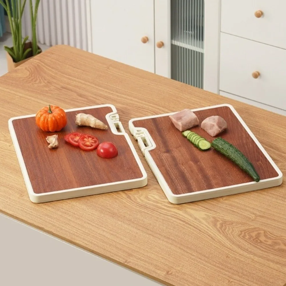 Double-sided Kitchen Chopping Board Wood Mildew-proof Fruit Cutting Board with Sharpening Stone Stand Design Chef Chopping Block
Double-sided Kitchen Chopping Board Wood Mildew-proof Fruit Cutting Board with Sharpening Stone Stand Design Chef Chopping Block